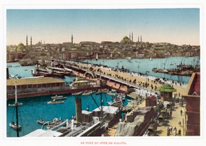 De Brug Aan De Kant Van Galata door European Photographer